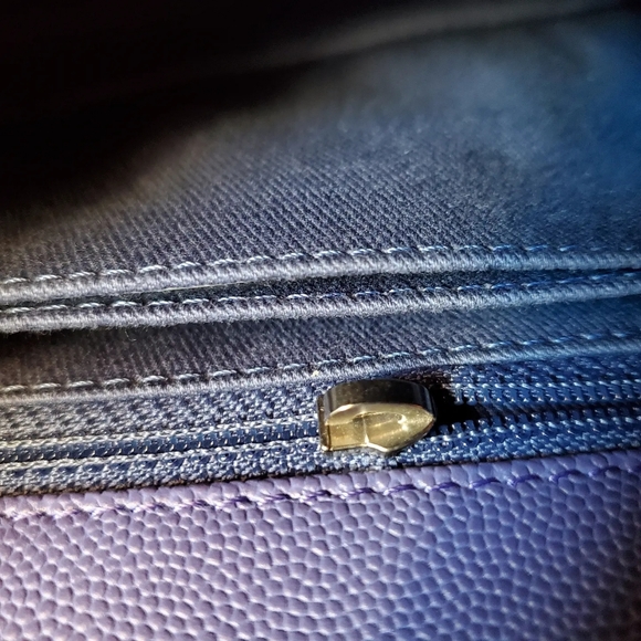 Chanel coco handle purple caviar mini bag - Picture 12 of 12